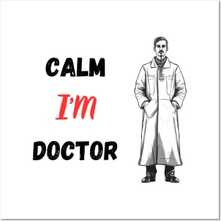 Calm I'M Doctor Posters and Art